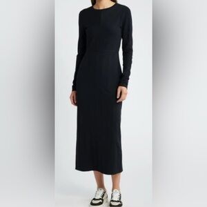 Treasure & Bond Black Long Sleeve Dress